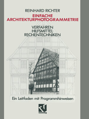 cover image of Einfache Architekturphotogrammetrie